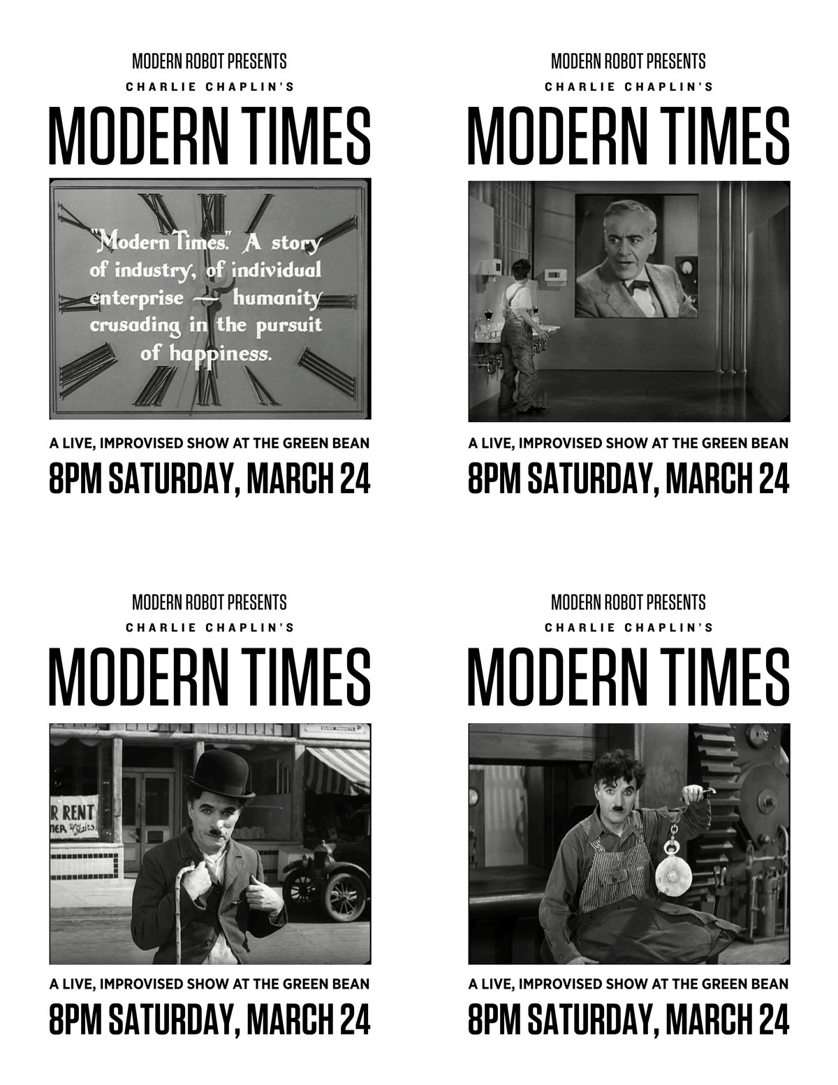 Modern Times Handbills